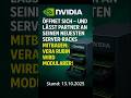 Nvidia zum OCP: Vera Rubin! #gaming #nvidia #update #new #pc #gamer