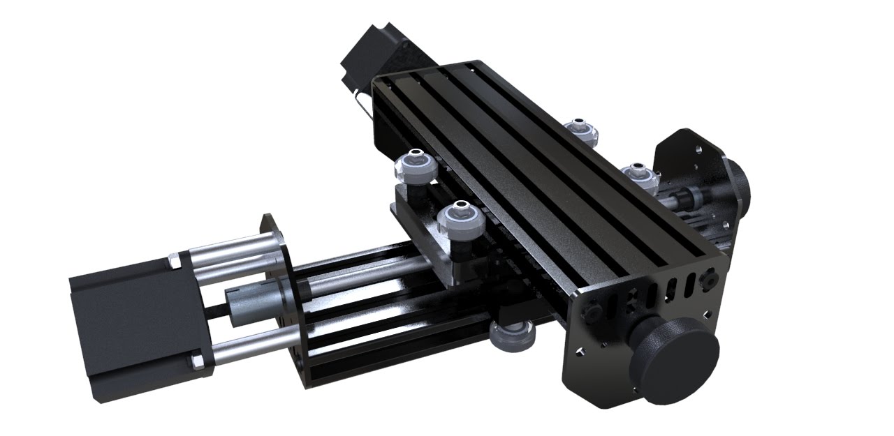 VSlot® Nema 23 Lead Screw Driven Actuators and Simple X/Y Table System