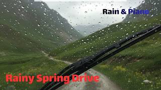 Rainy Spring Drive in Badakhshan with Soft Piano | باران بهاری در جاده‌های سبز بدخشان#NatureDrive screenshot 2