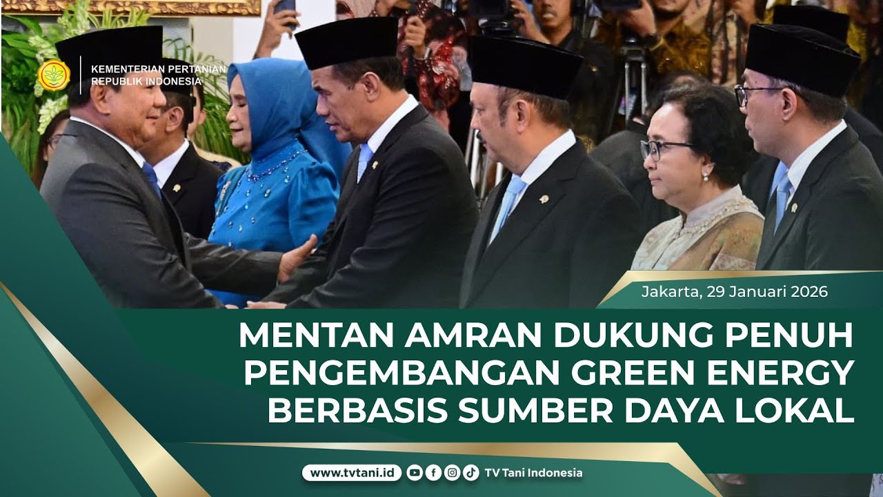 Mentan Amran Resmi Dilantik Keanggotaan Dewan Energi Nasional