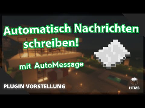 Automatische Nachrichten schreiben lassen! - AutoMessage [1.7 - 1.16]