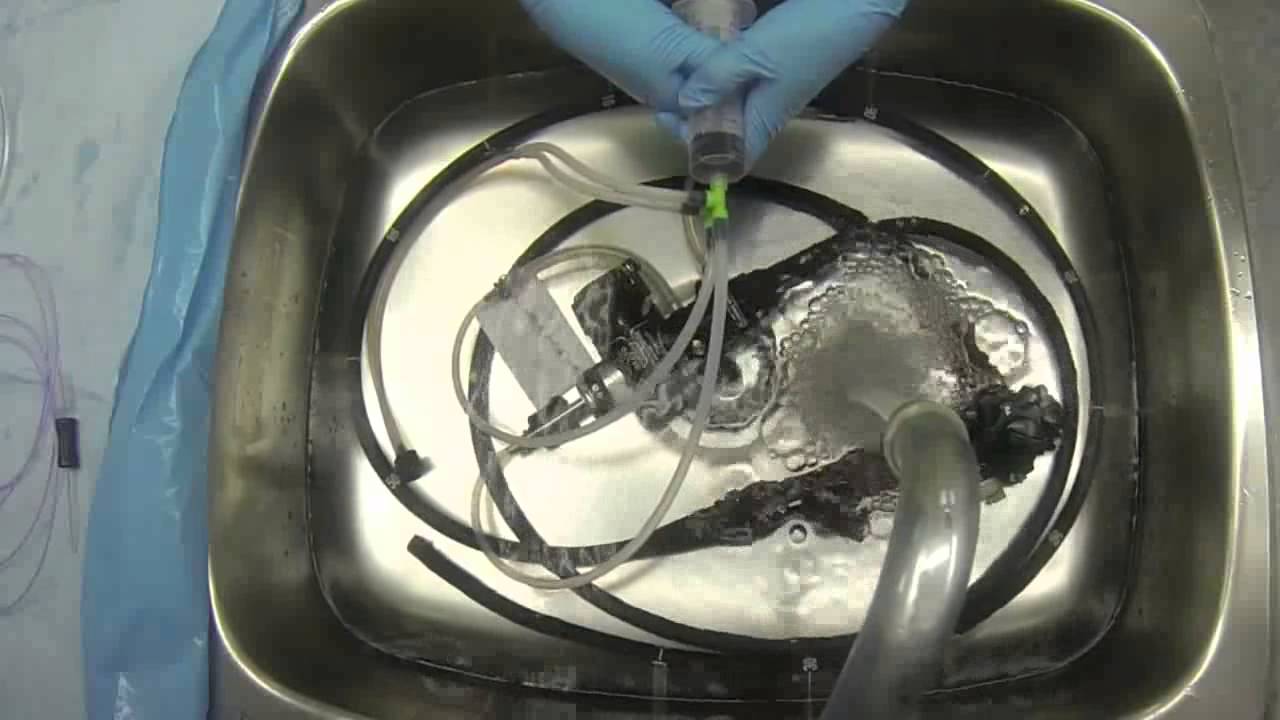 Flexible Endoscope Reprocessing - Flushing & Rinsing - YouTube