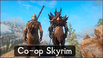 Can you play co-op in Skyrim?