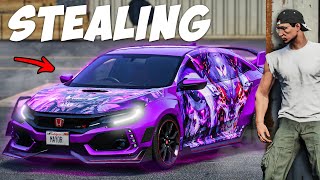 Stealing Monster Honda Civic sa GTA 5 screenshot 4