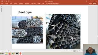 The use of steel sections and reinforcements in civil engineering structures