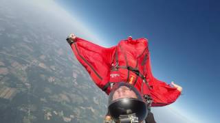 Wing suit rodeo fail turned tracking jump