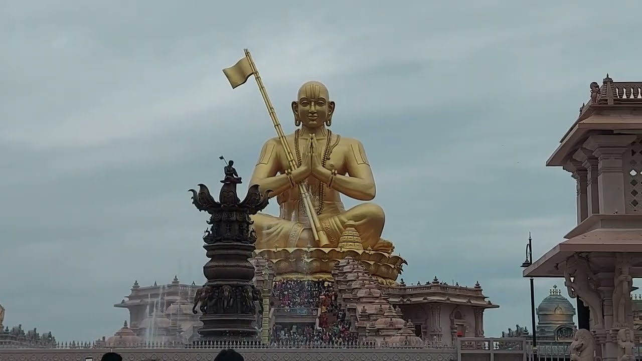 Statue of Equality A Musical Fountain Ramanujacharya Water