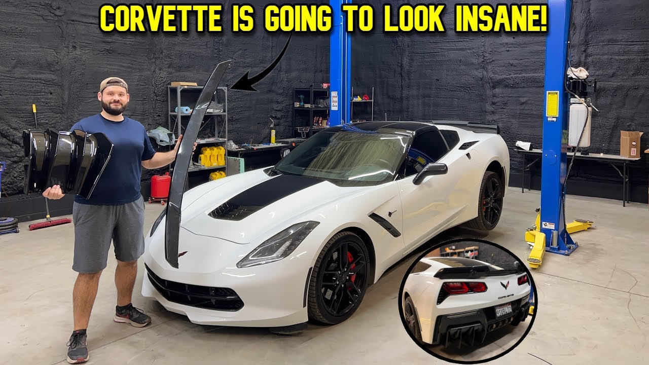 C7 Corvette needed THIS! | Rear Diffuser + Wing Install