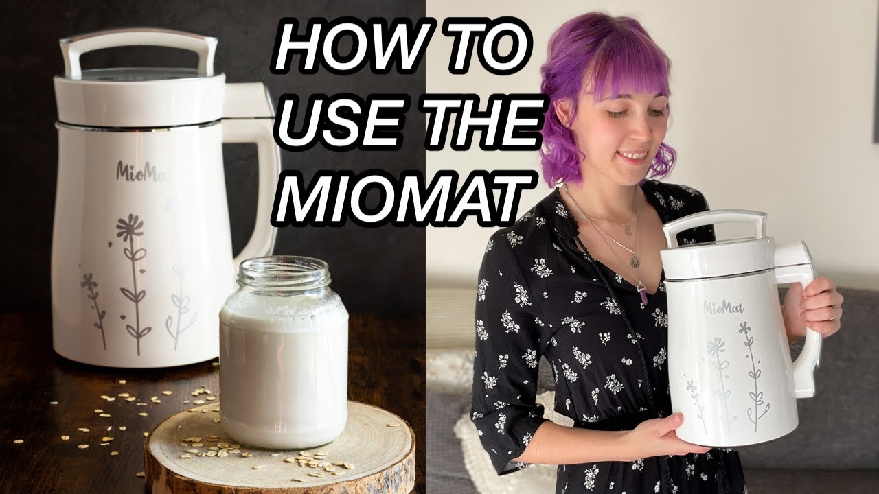 Making Sesame Oat Milk with the MioMat 🌱🥛 Plant Milk Maker YouTube