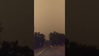 day before evacuation 2020 #creekfire #Northfork CA