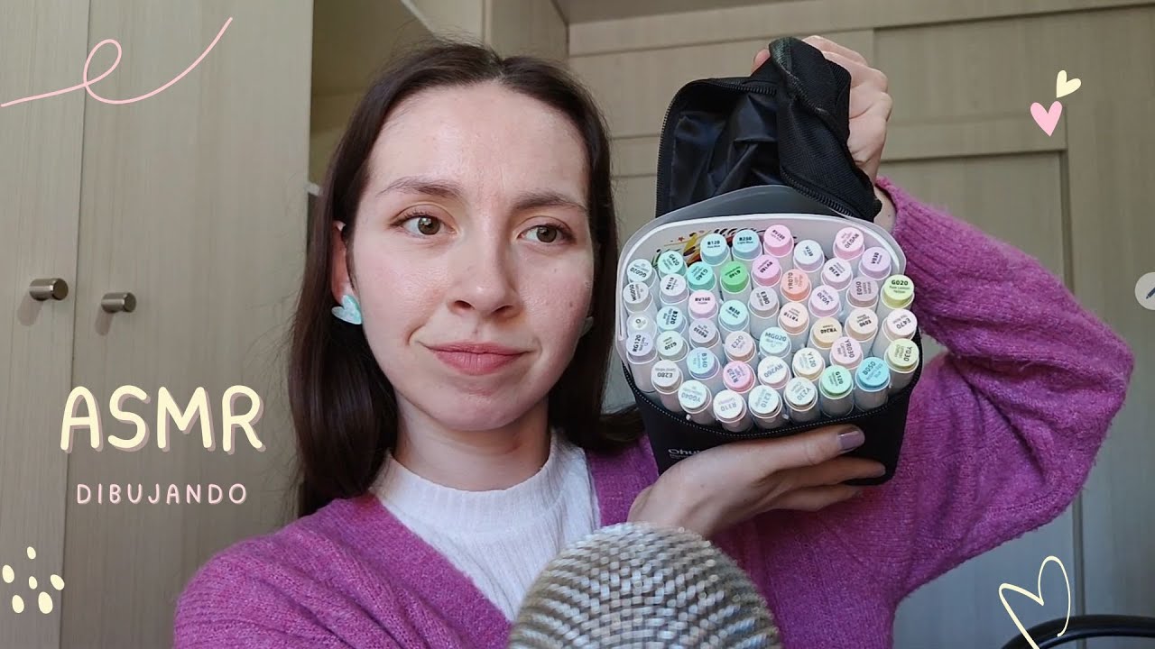 ASMR dibujando gatitos 🐱💖 | Soft spoken