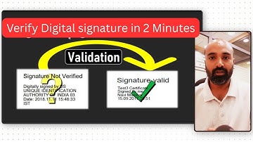How to Verify PDF Digital Signature in 2 Minutes #adobe #pdf #digitalsignature 
