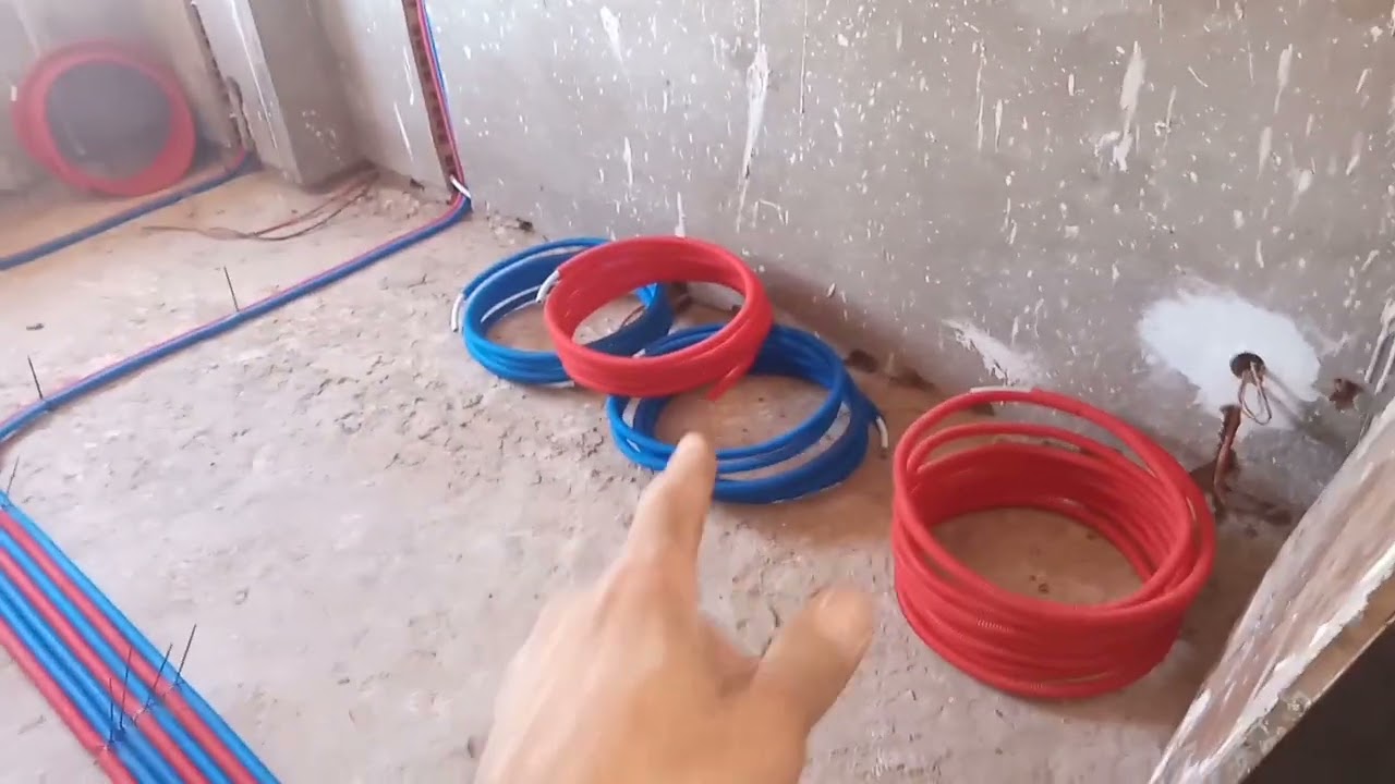طريقة مفصلة لتمديد انابيب شوفاج وسانيتار (plan b chauffage central)