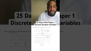 Day 25: Discrete Random Variables | 100 Days Until Paper 1