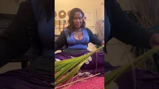 Making Coconut Leave Hats (Papale Niu)