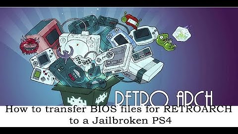 How to transfer BIOS files for RETROARCH to a Jailbroken PS4, 2025.