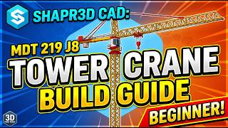 Shapr3D Beginner | Building a 3D Printable Potain MDT 219 J8 Shapr3D Beginner | Building a 3D Printable Potain MDT 219 J8