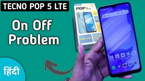 Tecno Pop 5 LTE on off problem kaise solve kare, how to solve auto switch off problem in tecno, powe