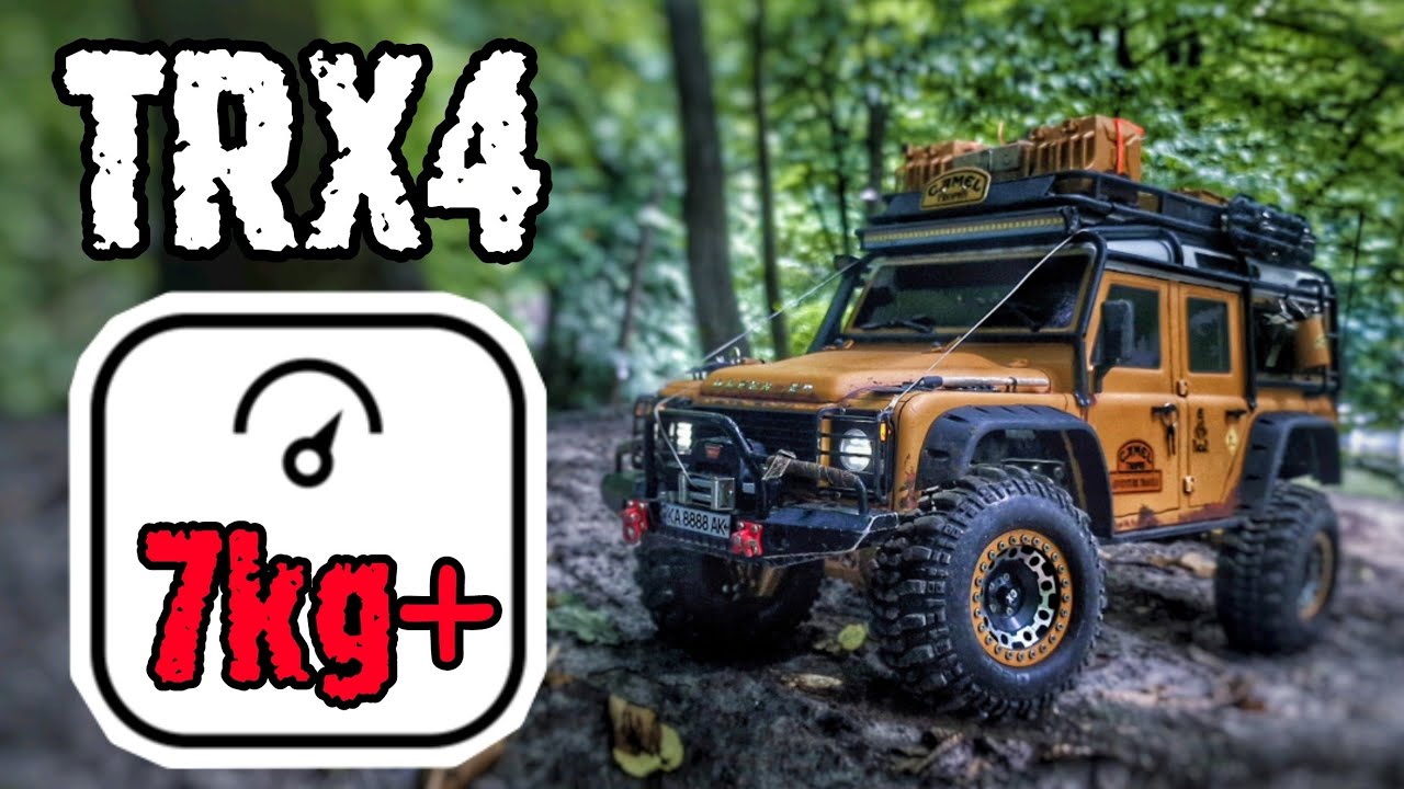 Trx4 heavyweight 7kg.+ / Camel trophy D110 defender 1/10