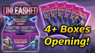 4+ Boxes Opening!! (Unleashed) - Riftbound - League of Legends TCG