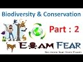 Biology Biodiversity & Conservation part 2 (Genetics, Species, Ecological Biodiversity) class 12 XII