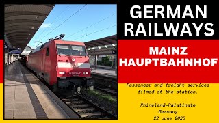 Views of Mainz Hauptbahnhof, Rhineland-Palatinate, Germany - 21 June, 2025