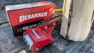 I got a new tool! Chainsaw debarker attachment