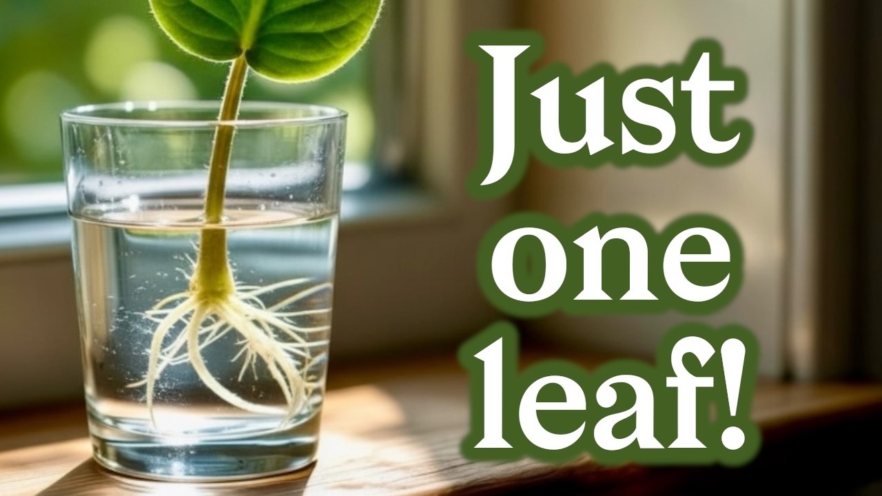 Top 7 common indoor plants you can grow from LEAF CUTTINGS | Easy propagation 🌱