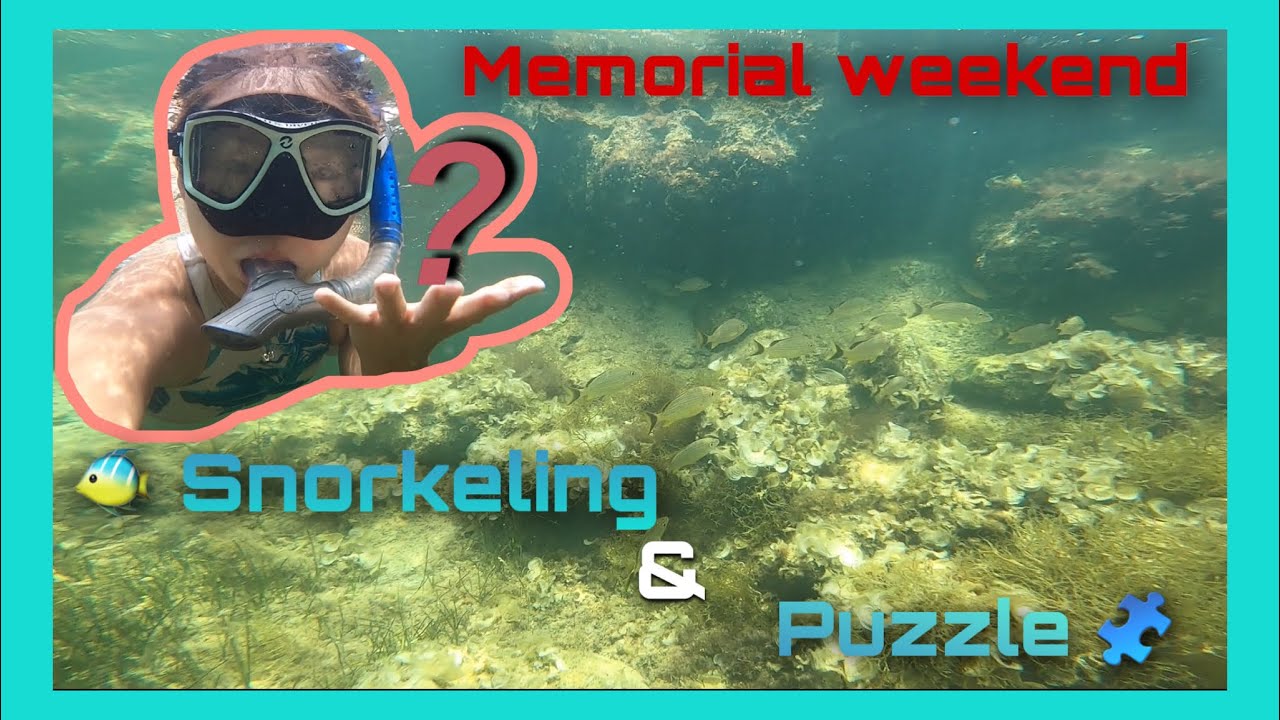 [미국, 플로리다, 브이로그]스노클링 & 퍼즐, 메모리얼 주말 / [Vlog] Snorkeling & Puzzle on