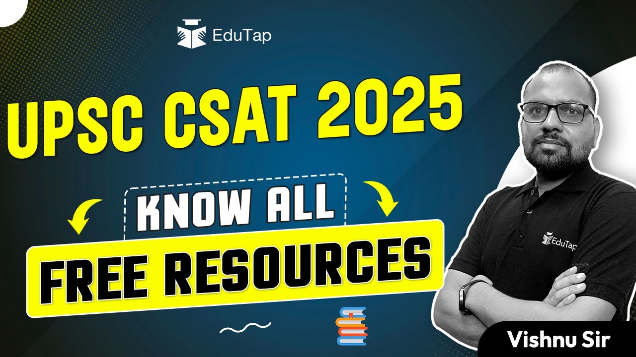 Best Free Resources for UPSC CSAT 2025 Preparation | Booklist for CSAT ...