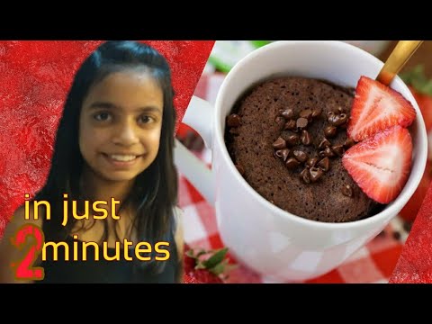 how-to-make-delicious-eggless-chocolate-mug-cake-in-microwave-in-2-minutes-at-home|recipe-video