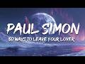Paul Simon 50 Ways To Leave Your Lover Lyrics mp3