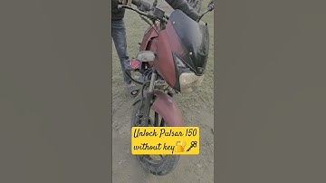 START BIKE WITHOUT KEY Bajaj Pulsar 🔐 #bike #without #technology #mechanic #bike #selfimprovement