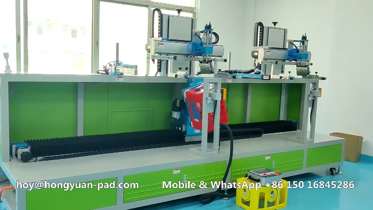 beverage crates automatic screen printing machine for HDPE Plastic crates Machine de sérigraphie