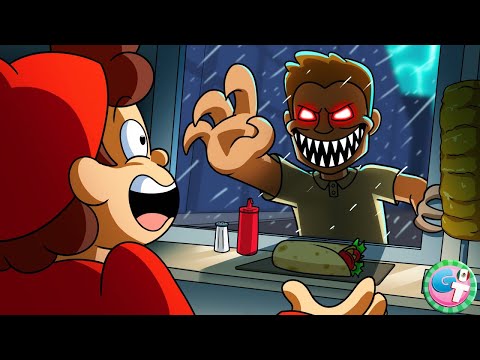 SOBREVIVIENDO al ATERRADOR KIOSKO SHAWARME... (Animación)