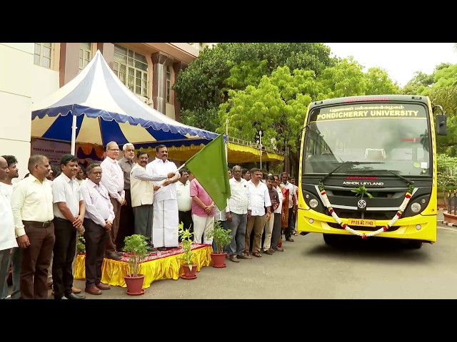 Inaugural Ceremony of the New Pondicherry University Bus, 17 July 2026.