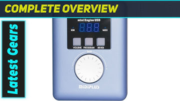 Midiplus miniEngine: de draagbare MIDI-geluidsmodule die u nodig hebt