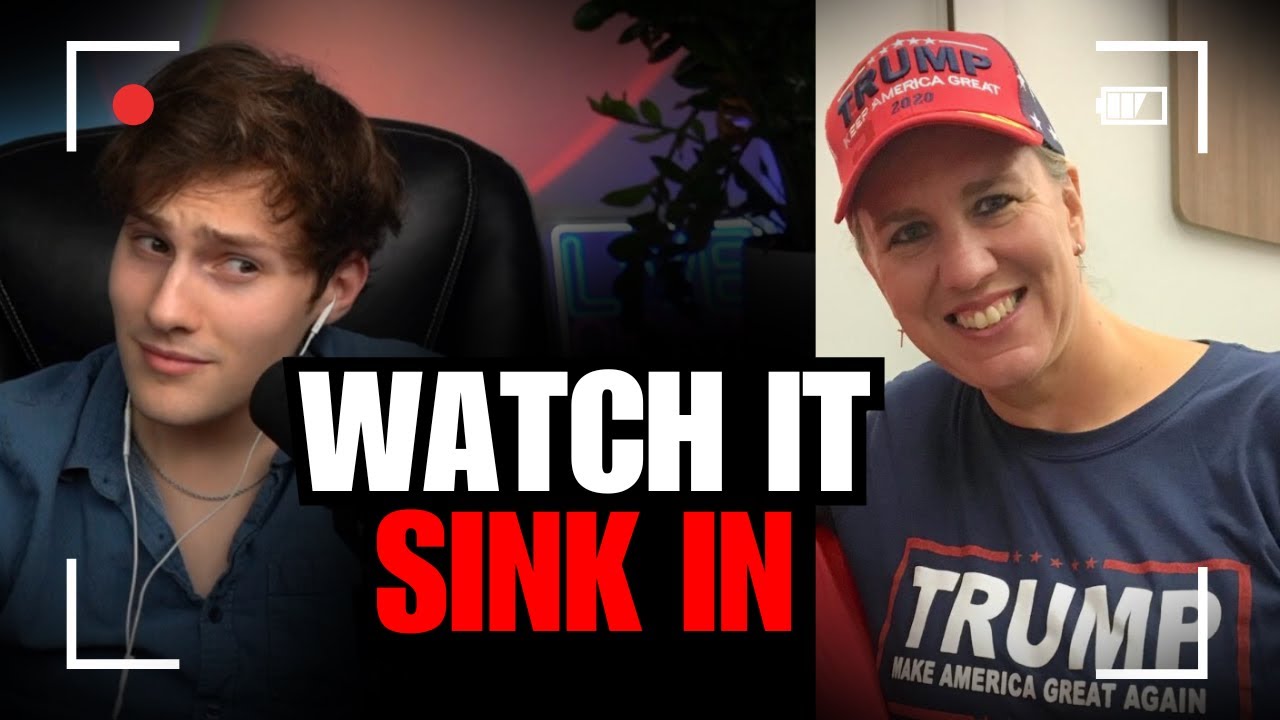 MISGUIDED MAGA Lady REALIZES She Was WRONG