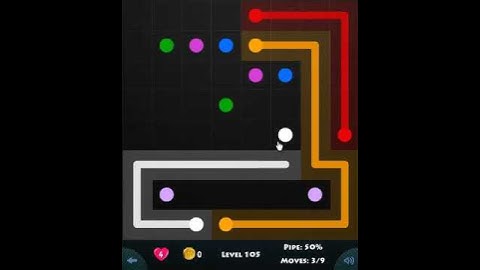 GREEN PACK LEVEL 105 - FLOW GAME ON FACEBOOK Connect the dots