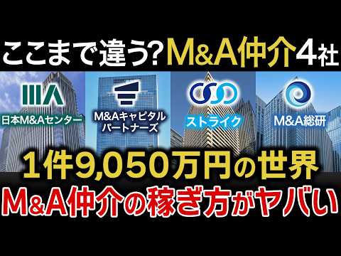 【M&A仲介4社を決算比較】利益率30％超の高収益ビジネスとAI活用の違い