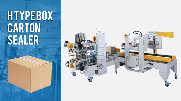 Fully Automatic H Type Box Sealing Machine Carton Sealer