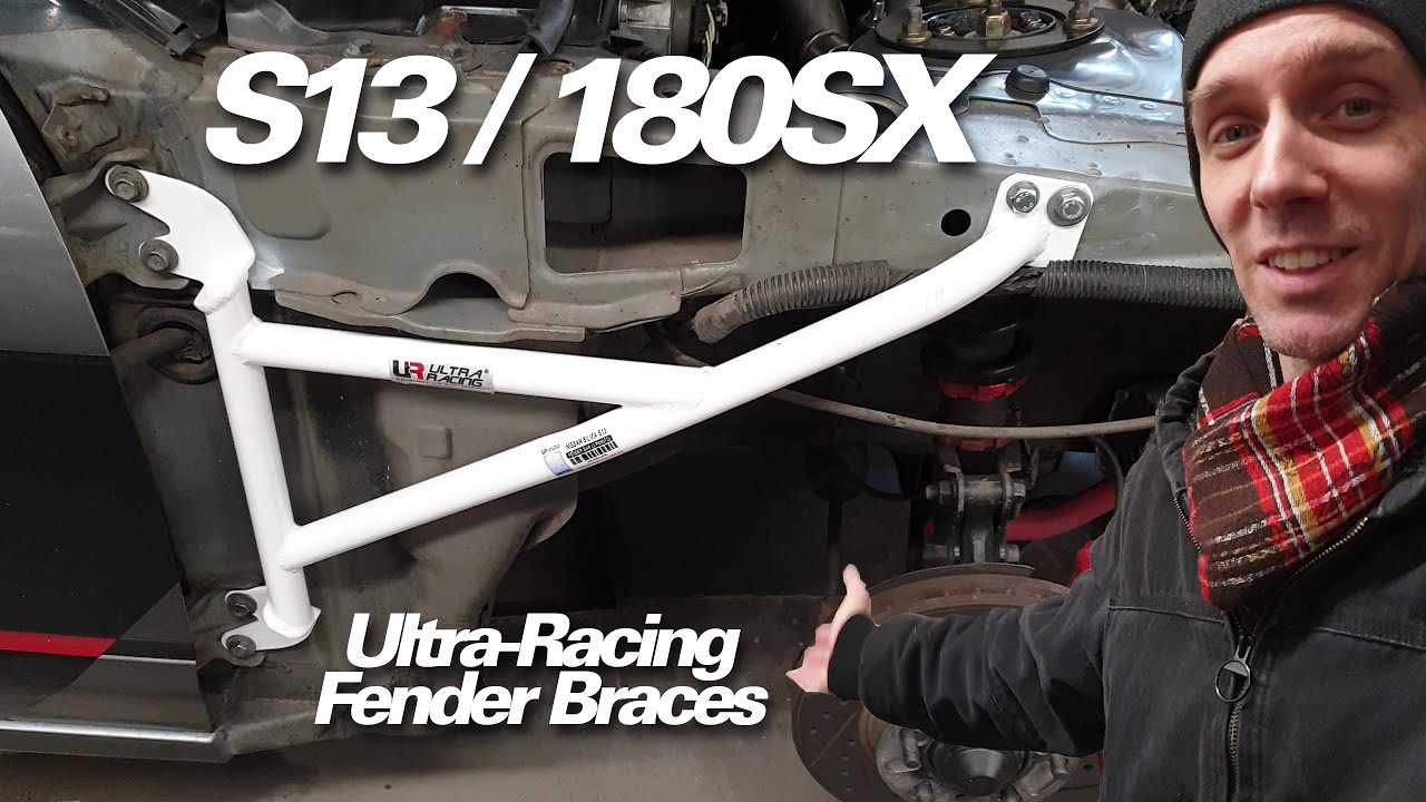 🔴 S13 Ultra Racing Fender Braces Install / Impression YouTube