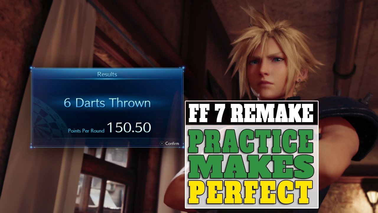 Heavenly Dart Player - Practice More - Final Fantasy 7 Remake Trophy Guide - PS4