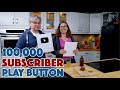 100,000++ Thank You's! Silver Play Button Unboxing