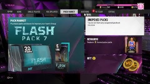 NBA 2K20 Myteam Flash Pack Locker Code 2 Expires Tonight