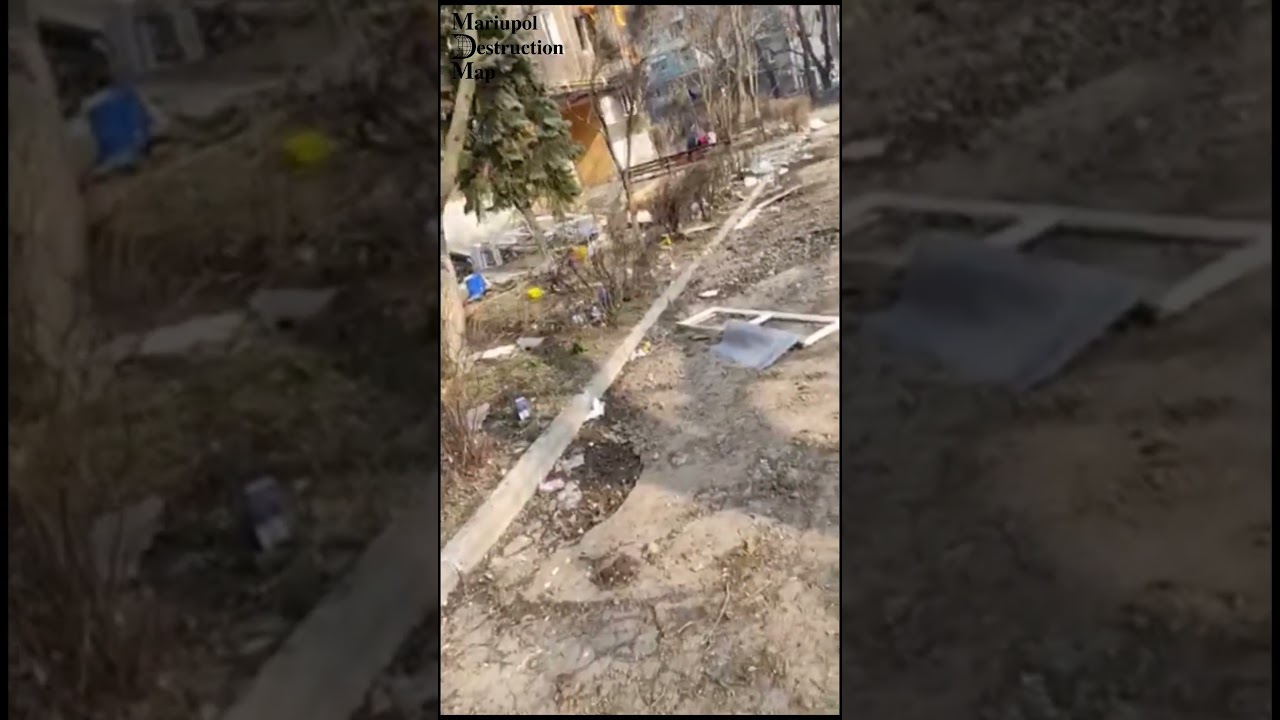 Мариуполь/Mariupol. Building Fire. Горит Митрополитская, 92. Дата пожара не известна