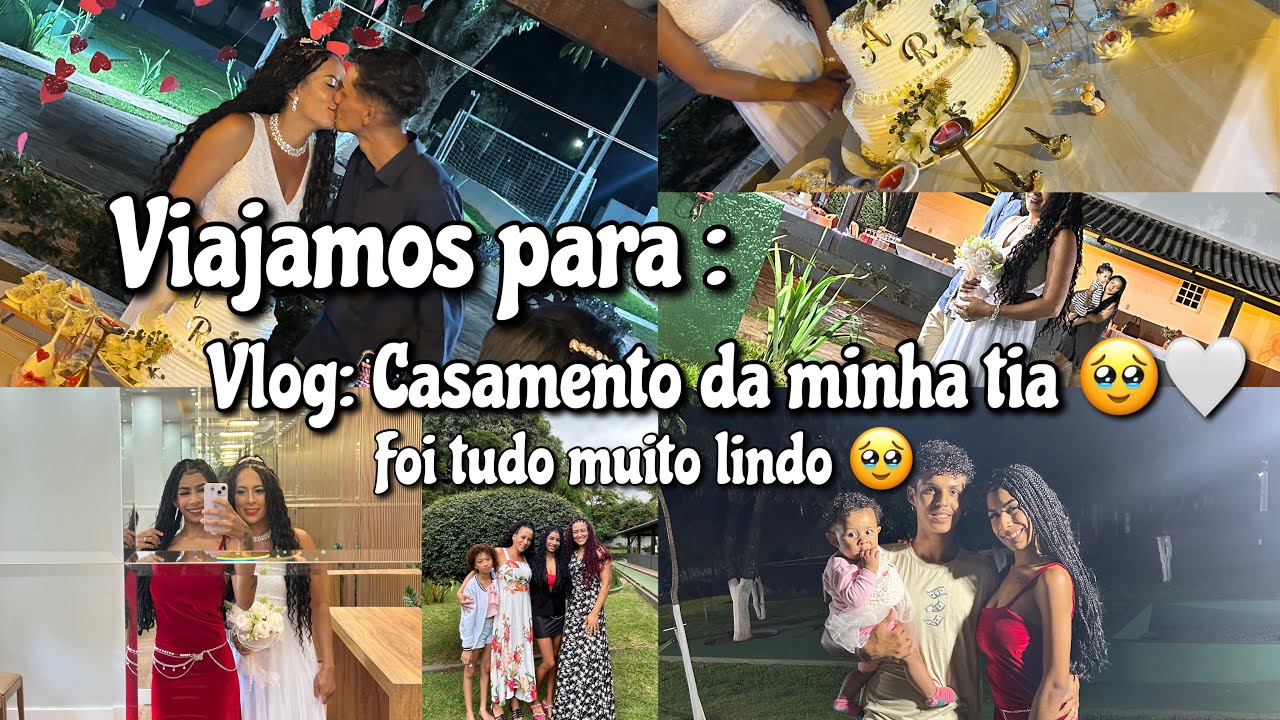 VIAJAMOS PARA UM CASAMENTO 🤍🥹