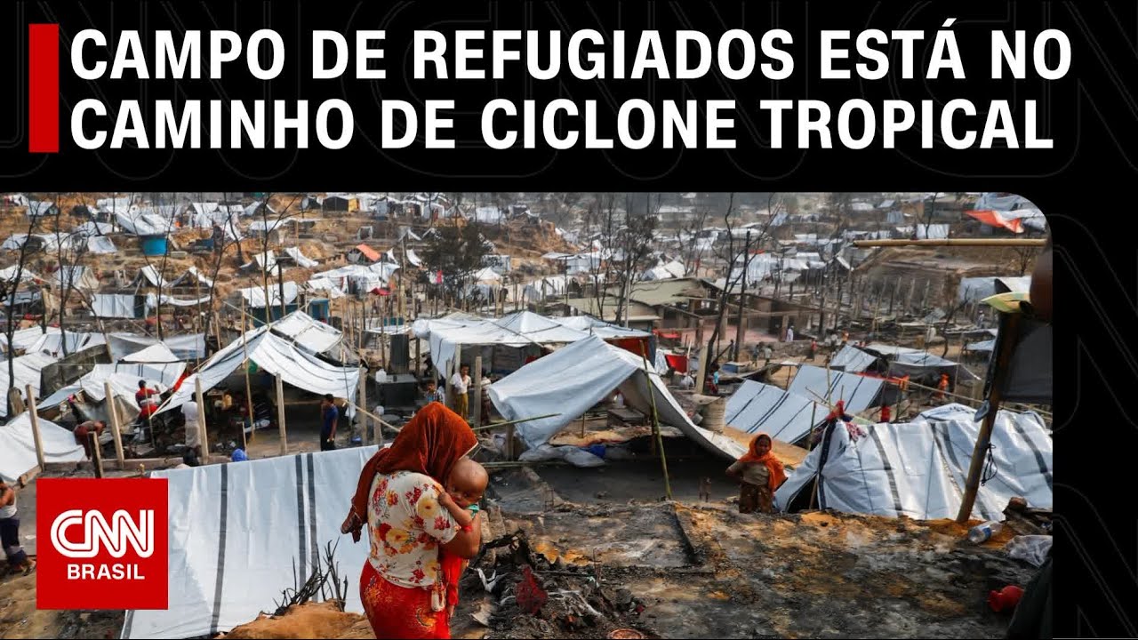 Maior campo de refugiados do mundo está no caminho de ciclone tropical | LIVE CNN