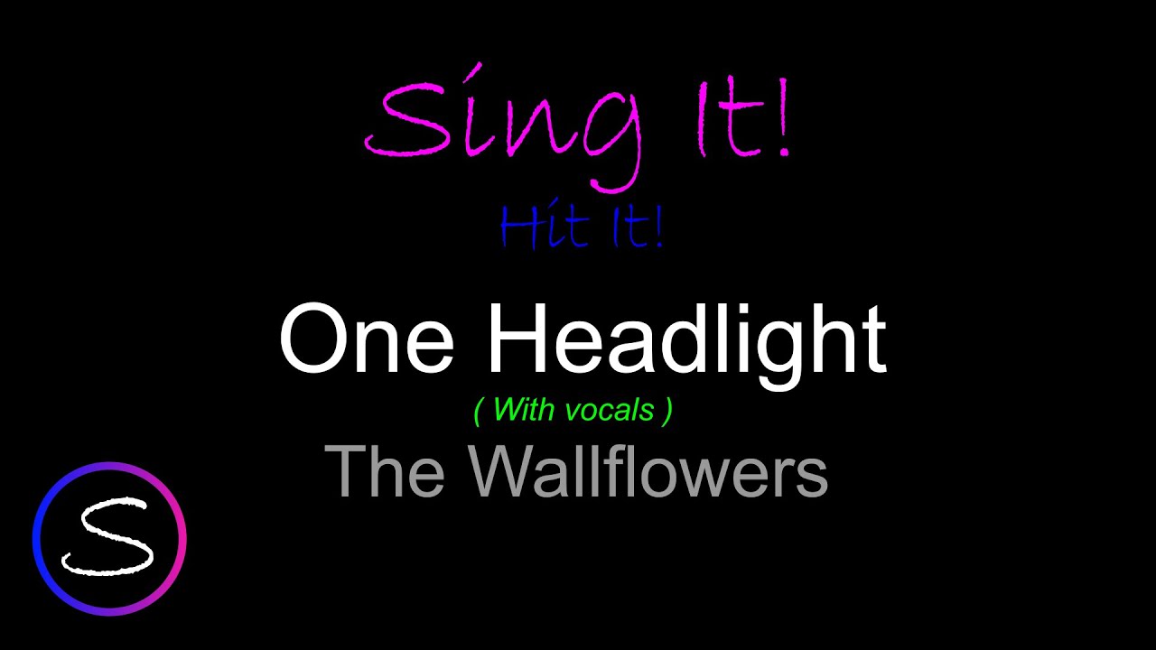 The Wallflowers One Headlight with vocals YouTube