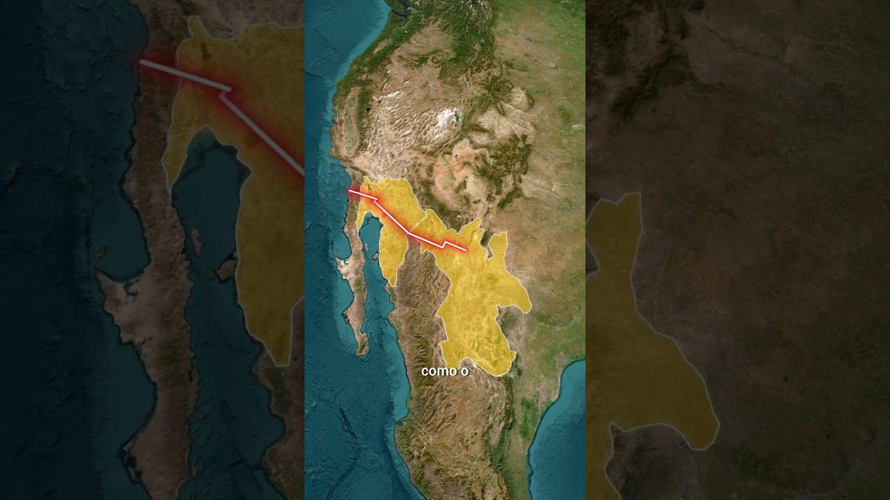 Veja como funciona a fronteira entre os Estados Unidos e o México. #mapas #geografia #shorts